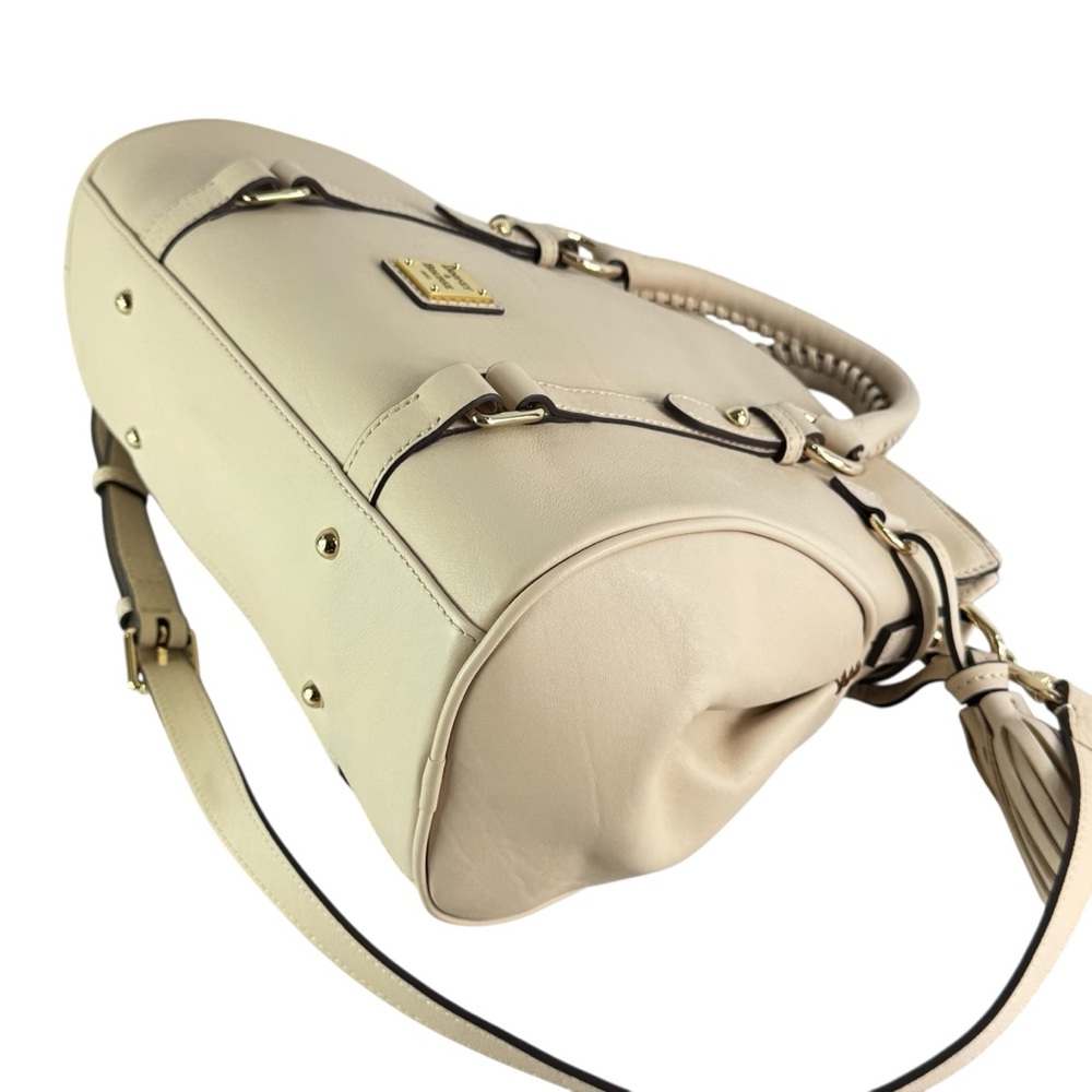 Dooney & Bourke Tan Leather Shoulder Bag - Picture 7 of 13